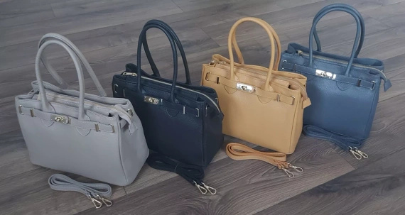 Kuferek damski skórzany Vera Pelle KMA35C camel