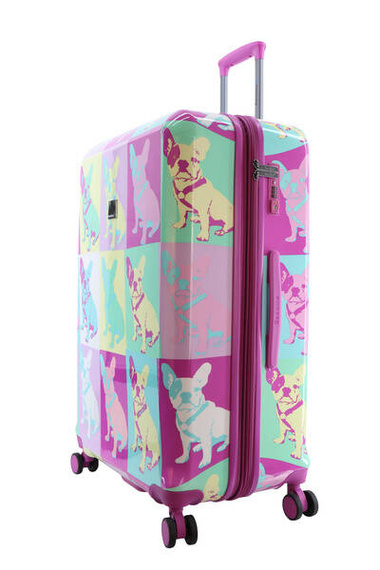 Walizka średnia ABS Saxoline Bulldog Color 67 wielokolorowa