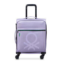 Walizka kabinowa Delsey Benetton Color Block 55 lawendowa