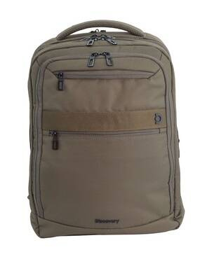 Plecak na laptopa z poliestru Discovery Downtown 942 khaki