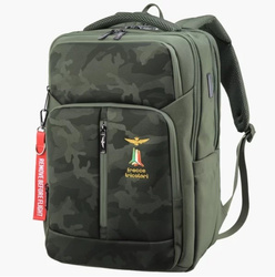 Plecak z tkaniny Aeronautica Militare AM-524 zielony