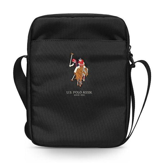 Saszetka U.S. Polo Assn. Polo Embroidery 10 cali czarna