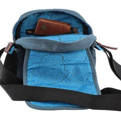 Torba na ramię z poliestru Discovery Icon 711 niebieska