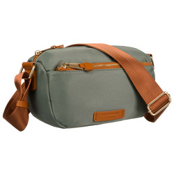 Listonoszka damska nylonowa Peterson JN-06 zielono-brązowa