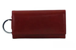 Etui na klucze skórzane Barberini's 7023-13 czerwone