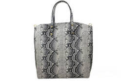 Torebka damska shopper skórzana Barberini's 964-2 beżowa