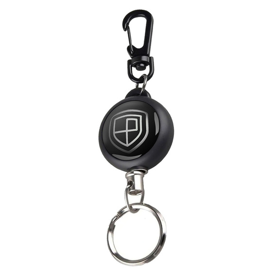Brelok do kluczy z linką Peterson BR-34-0009 czarny