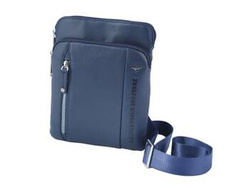 Torba skórzana Aeronautica Militare AM-460 niebieska