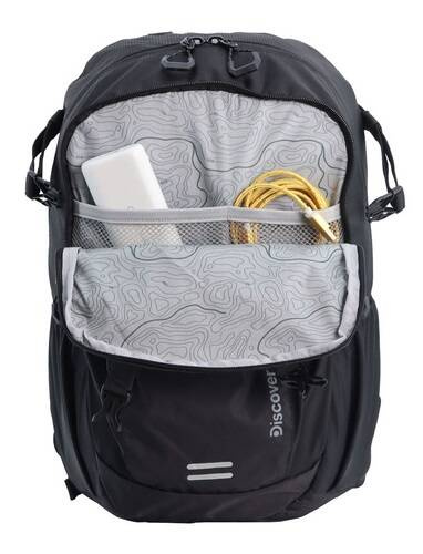 Plecak z poliestru Discovery Body Spirit 1113 czarny
