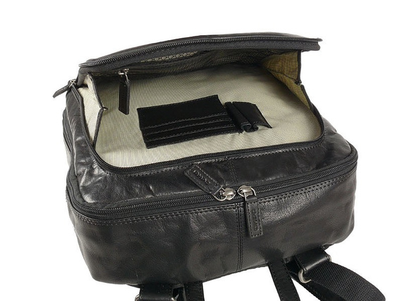 Plecak z eko skóry Beverly Hills Polo Club BH-1338 czarny