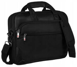 Torba na laptopa z tkaniny Peterson GBP-21-2-C czarna