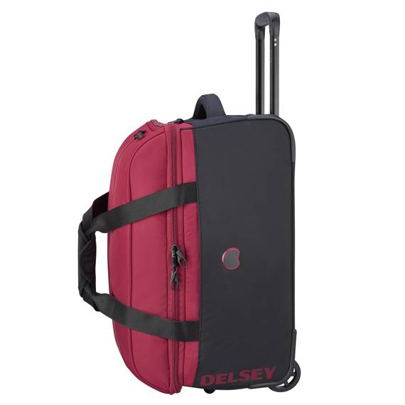 Torba kabinowa walizka podróżna sportowa czerwona 2 kółka Delsey EGOA 55 cm